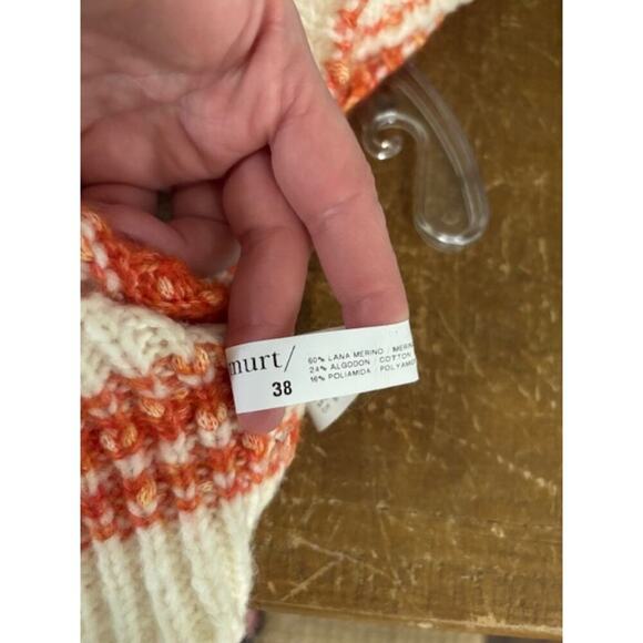 Sita Murt Sweater Vest Mock Neck Merino Wool Medium EU 38 Coastal Boho - Picture 5 of 10